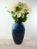 Scalloped Porcelain Vase 12 inch