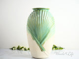 Scalloped Porcelain Vase 12 inch