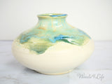 Handmade Ceramic Porcelain Large 7 inch Vase