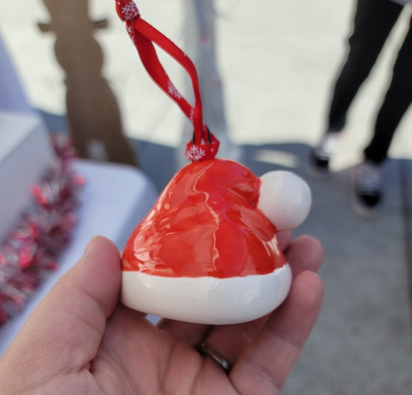 Santa hat ornament